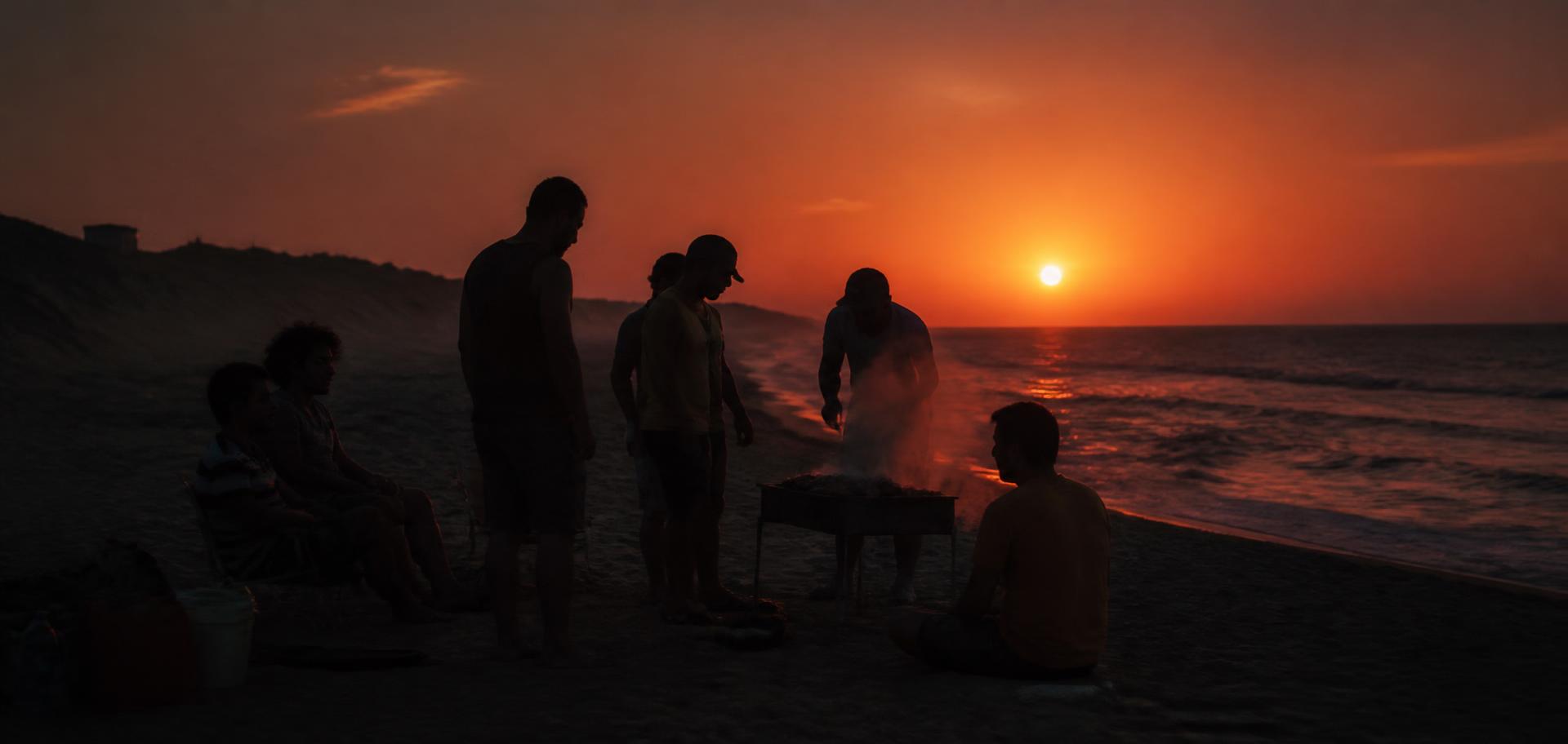 Sunset barbecue on the Egyptian North Coast
